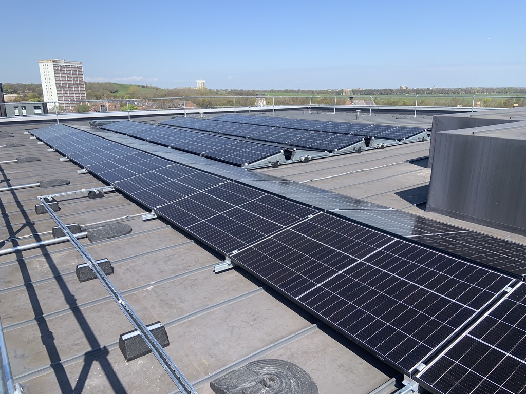 Commercial Solar Pv installation university